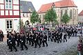 Die Bürgerwehr, hier zu sehen beim Pfingstauszug 2017, hat in Königsberg eine lange Tradition. Aber ist es noch zeitgemäß, dass die Teilnahme Männern vorbehalten ist?