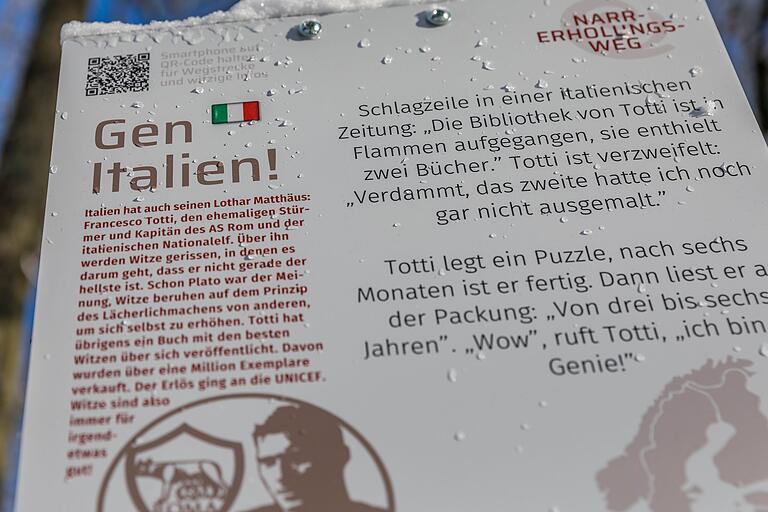 Achtung, Witz! Hier geht's zum Italien. Achtung, Witz! Hier geht's zum Italien. 