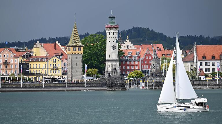 Das Panorama von Lindau macht auch bei schlechterem Wetter etwas her.