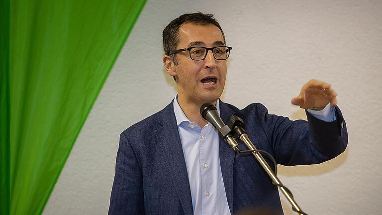 Cem Özdemir beim politischen Ascherdonnerstag der Grünen in Oberwerrn.&nbsp;