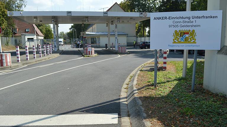 Zu zwei Dritteln ist derzeit das Ankerzentrum für Geflüchtete bei Geldersheim belegt (Archivfoto).