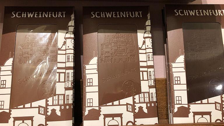 &nbsp;Schweinfurt-Schokolade gibt es in der Chocolaterie Molina.