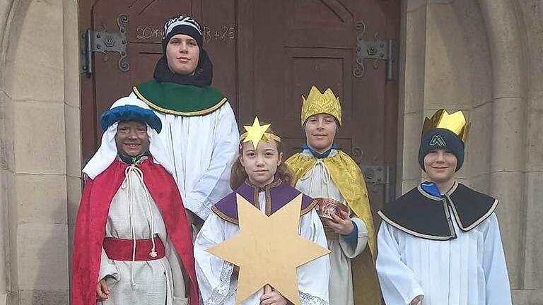 Sternsinger von Poppenhausen. Sternsinger von Poppenhausen.