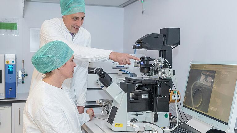 Dr. Michael Schwab und Dr. Claudia Staib vom Kinderwunschzentrum der Uniklinik in Würzburg. Dr. Michael Schwab und Dr. Claudia Staib vom Kinderwunschzentrum der Uniklinik in Würzburg. 
