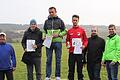 Die Sieger auf der Zehn-Kilometer-Strecke von links: Bürgermeister Dieter Möhring, Julian Müller, Christoph Merz, Maximilian Frank, Christian Günther und Thomas Wagenhäuser.