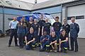 Das THW Regionalbereich Karlstadt freut sich über neue Atemschutzgeräteträger. im Bild hinten stehend: Sebastian Bechold (Feuerwehr Burgsinn), Isabelle Bechold (RSt. Karlstadt), Manuel Rubenbauer (OV Lohr), Patrick Schüler (OV Marktheidenfeld), Bastian Roos (OV Marktheidenfeld), Daniel Wichartz (OV Lohr). Katharina Wagler (OV Würzburg), Jan Greb (OV Würzburg), Christian Zährl (OV Gelnhausen), Andreas Stahl (OV Lohr), vorne kniend: Nils Stratmann (OV Würzburg), Abdul Satar Mohammed Salis (OV Lohr), Florian Stubenrauch (OV Würzburg), Peter Nätscher (OV Lohr).