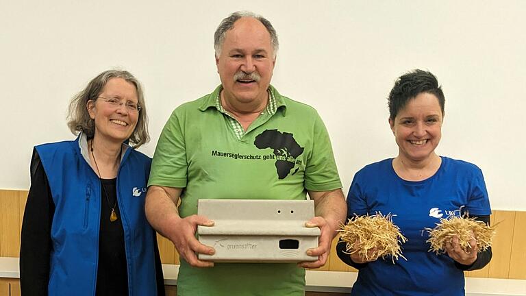 Von links: Gudrun Helm (LBV Würzburg), Klaus Bäuerlein (LBV Roth-Schwabach) und Claudia Barthelmes (LBV Würzburg).