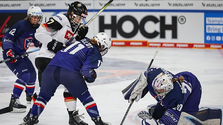 Deutschland - Frankreich       -  Zum Auftakt gab es für die Eishockey-Nationalmannschaft der Frauen einen Erfolg gegen Frankreich.