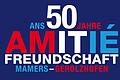 Anlässlich des 50-jährigen Bestehens der Städtepartnerschaft Mamers-Gerolzhofen wurde eigens ein Logo entworfen.