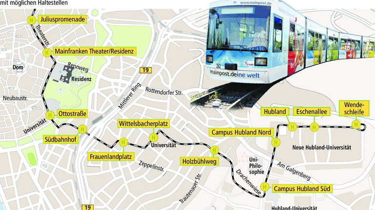 Würzburg: Planfeststellung für Straba-Linie 6 ist abgeschlossen