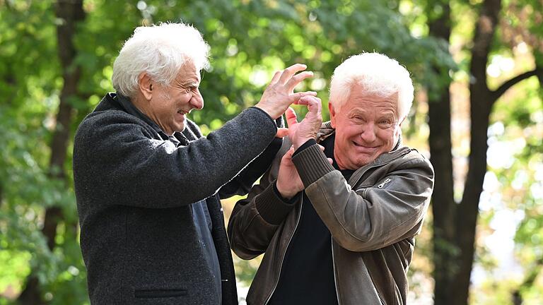 &bdquo;Tatort&rdquo;       -  Die Schauspieler Udo Wachtveitl (l)(Kommissar Franz Leitmayr) und Miroslav Nemec (Kommissar Ivo Batic) (Archivbild).