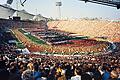 Am 26. August 1972 fand im Münchner Olympiastadion die Eröffnungsfeier der Olympischen Spiele statt. (Archivbild) Am gleichen Tag durchquerte das Olympische Feuer den Landkreis Haßberge.