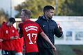 Das (Spieler)-Trainer-Duo der DJK Schwebenried/Schwemmelsbach: Thomas Cäsar (links) und Felix Zöller