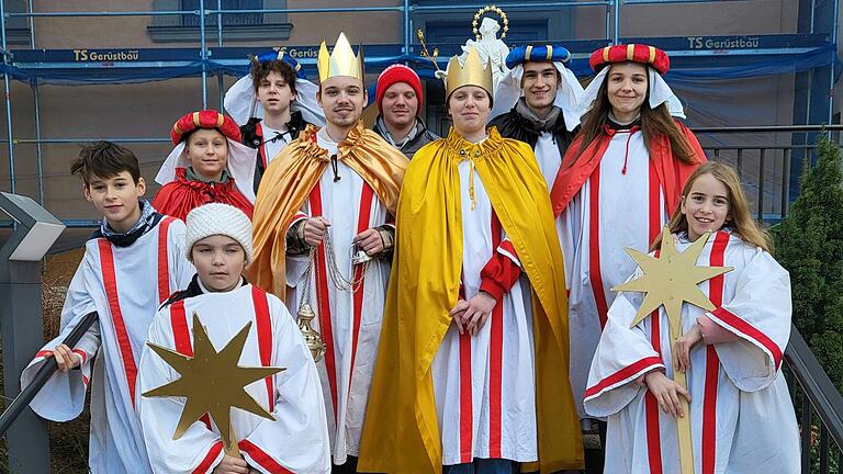 Sternsinger in Reupelsdorf. Sternsinger in Reupelsdorf.