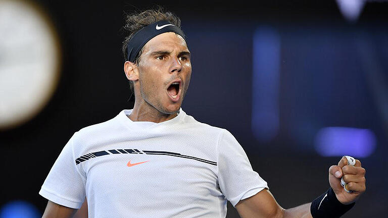 Rafael Nadal       -  Rafael Nadal rang Alexander Zverev in fünf Sätzen nieder. Foto: Andy Brownbill