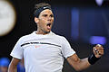 Rafael Nadal       -  Rafael Nadal rang Alexander Zverev in fünf Sätzen nieder. Foto: Andy Brownbill