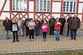 Auf dem Bild von links: Karl Georg Schmitt, Felix Weisensee, Arno Göpfert, Klaus Geuppert, David Schulz,        Josef Keidel, Horst Tiggemann, Emma Luise Balling, Peter Götz, Linus Balling, Daniel Kirchner, Patrik Elting und Alfred Kaiser (Vorsitzender).