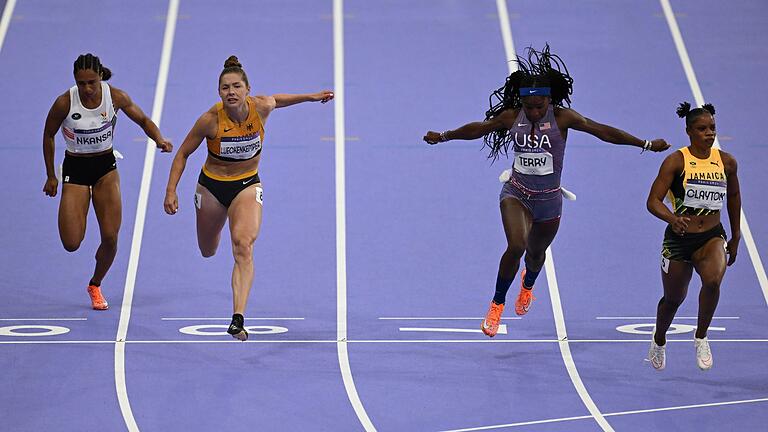 Paris 2024 - Leichtathletik - Nur 0,02 Sekunden fehlten Lückenkemper zum Final-Einzug Paris 2024 - Leichtathletik - Nur 0,02 Sekunden fehlten Lückenkemper zum Final-Einzug