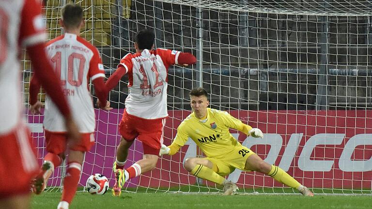 Torhüter Vladyslav Vertiei hielt den TSV Aubstadt mit seinen Paraden bis zum Ende im Spiel.