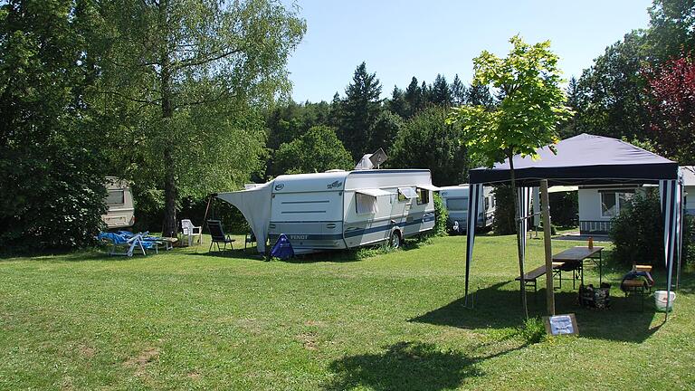 Der Campingplatz des Naturistenbunds Frankenland liegt am Rande eines Naturschutzgebiets in Güntersleben (Archivbild 2019).&nbsp;