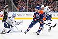 Edmonton Oilers - Tampa Bay Lightning       -  Leon Draisaitl erzwang ein Eigentor und führte die Oilers zum Sieg gegen Tampa Bay.
