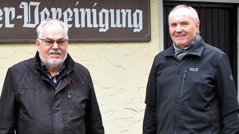 Vorstand Hans Hadasch (links) und Schriftführer Robert Weippert. Vorstand Hans Hadasch (links) und Schriftführer Robert Weippert.