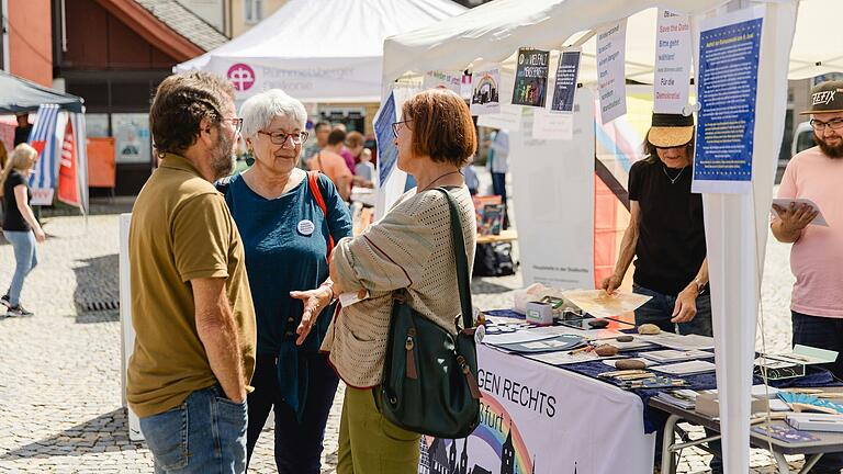 Das Demokratiefest der Partnerschaft für Demokratie Haßberge lockte Jung und Alt an.