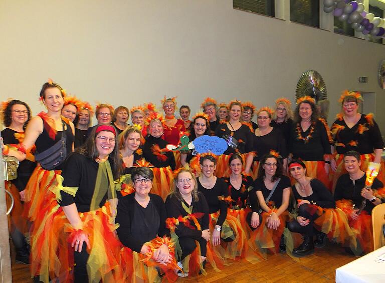 Die Rittershäuser Frauen zeigten wie sehr sie für ihr Dorf und für den Fasching brennen Die Rittershäuser Frauen zeigten wie sehr sie für ihr Dorf und für den Fasching brennen