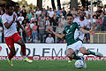 In der Hinrunde konnten die Würzburger Kickers das Derby gegen den FC 05 Schweinfurt mit 5:2 gewinnen. (Archivfoto)