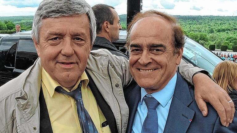 Die Großväter von Bürgermeister Jean Pierre Bouquet (rechts) und Klaus Reinhart lagen sich in den Schützengräben bei Verdun gegenüber. Heute verbindet die Enkel eine Freundschaft.