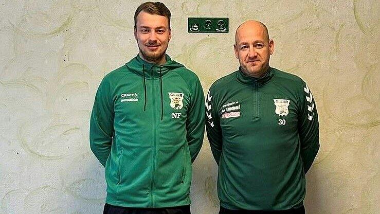 Christian Reimer (rechts) wird neuer Trainer des TSV Großbardorf II. Nicolas Feder (links) bleibt weiterhin Co-Trainer.