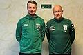 Christian Reimer (rechts) wird neuer Trainer des TSV Großbardorf II. Nicolas Feder (links) bleibt weiterhin Co-Trainer.
