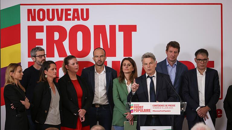 Französisches Linksbündnis 'Le nouveau Front populaire' - Einer Regierung des Linksbündnisses hat Macron eine Absage erteilt. (Archivbild) Französisches Linksbündnis 'Le nouveau Front populaire' - Einer Regierung des Linksbündnisses hat Macron eine Absage erteilt. (Archivbild)