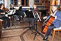 Das K.u.K. Klavierquartett Bad Königshofen gastierte mit Kammermusik im Schloss Friesenhausen: (von links) Susanne Aengeneyndt, Jutta Müller-Vornehm, Wolfram Schmidt und Werner Jaksch.
