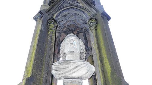 Carl Alexander von Heideloff war zu seiner Zeit ein sehr bekannter Künstler und gesuchter Architekt. Nach seiner Pensionierung zog sich der Künstler 1854 nach Haßfurt zurück. Dort widmete er sich mit Hingabe der Restaurierung der Ritterkapelle, deren gigantische Ausbaupläne jedoch im Sande verliefen. Anerkannt und geschätzt als „Altmeister“ der Gotik verstarb Heideloff im September 1865 in Haßfurt und wurde auf dem Friedhof der Ritterkapelle beigesetzt. Carl Alexander von Heideloff war zu seiner Zeit ein sehr bekannter Künstler und gesuchter Architekt. Nach seiner Pensionierung zog sich der Künstler 1854 nach Haßfurt zurück. Dort widmete er sich mit Hingabe der Restaurierung der Ritterkapelle, deren gigantische Ausbaupläne jedoch im Sande verliefen. Anerkannt und geschätzt als „Altmeister“ der Gotik verstarb Heideloff im September 1865 in Haßfurt und wurde auf dem Friedhof der Ritterkapelle beigesetzt.