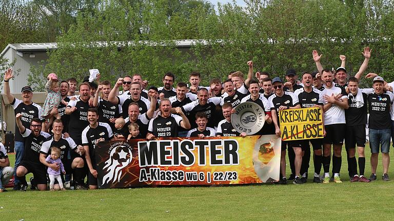 Der FV Bachgrund ist Meister der Fußball-A-Klasse Würzburg 6.
