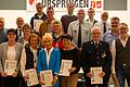Die Geehrten für 25 Jahre und 30 Jahre Mitgliedschaft beim TSV Urspringen.