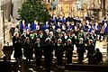 Gesangverein Liederkranz und Musikverein Wipfeld beim Adventskonzert in der Kirche St. Johannes der Täufer.