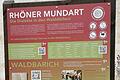 So sehen die Tafeln aus. Nach einheitlichem Layout gestaltet, aber in jedem der fünf Walddörfer mit seinen ortstypischen Inhalten. Sie können in der jeweiligen Ortsmitte betrachtet werden.