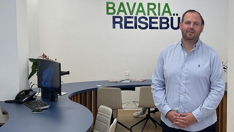 Der neue Besitzer des Bavaria Reisebüros in Schweinfurt, Sebastian Bandorf.