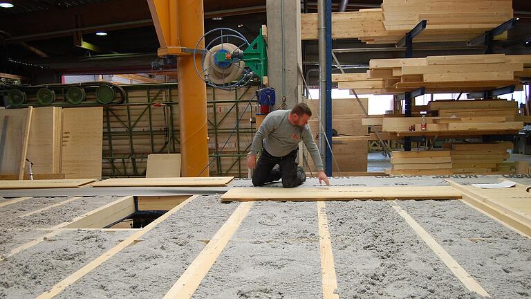 Das umweltfreundliche Bauen mit Holz steht bei der Firma Eyrich-Halbig und ihrem&nbsp; Klimaschutztag in Oberthulba in Vordergrund.&nbsp;&nbsp;