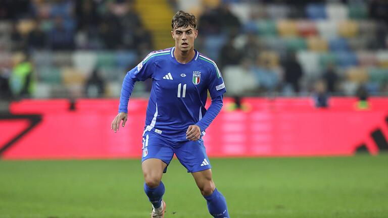 Italien - Israel       -  Erstmals für Italiens A-Nationalteam dabei: Daniel Maldini