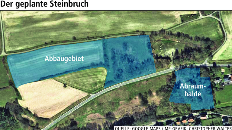 Gemeinderat lehnt neuen Steinbruch ab – mit Stimmengleichheit