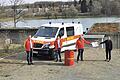 Eine Wasserrettungsstation will die Deutsche Lebensrettungsgesellschaft (DLRG)&nbsp; Schonungen am Ellertshäuser See errichten. Im Bild (von links): Erwin Reuter, Niklas Hock, René Wagenhäuser und Friedel Heckenlauer.