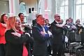 Mit gymnastischer Aktivität eröffneten Unternehmerin Elisabeth Müller (Laboklin, von links), Landrat Thomas Bold und Oberbürgermeister Dirk Vogel (SPD) und alle Gäste die Bad Kissinger Gesundheitstage. Foto: Sigismund von Dobschütz       -  Mit gymnastischer Aktivität eröffneten Unternehmerin Elisabeth Müller (Laboklin, von links), Landrat Thomas Bold und Oberbürgermeister Dirk Vogel (SPD) und alle Gäste die Bad Kissinger Gesundheitstage. Foto: Sigismund von Dobschütz