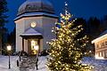 Vor der Stille-Nacht-Gedächtniskapelle in Oberndorf werden am Heiligen Abend wieder Tausende Menschen &bdquo;Stille Nacht&ldquo; in ihren Landessprachen singen.