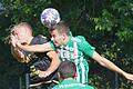 Die Spiele der Kreisliga Rhön       -  Dieses intensive Kopfball-Duell führen Samuel Betz vom FC Thulba (links) und Pascal Schröter vom FC Untererthal.