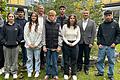 Auf dem Foto (von links): Nadine Preissler (Beratungslehrerin MS Volkach), Kim Bauer (MS Buchbrunn), Ibrahim Alfewamy (MS Volkach), Violetta Sauer (MS Wiesentheid), stellv. Landrat Robert Finster, Gabriel Lis (MS Marktbreit), Kreisschülersprecher Muhannad Abdulbaki (D.-Paul-Eber-MS KT), Aysu Yigit (MS KT-Siedlung), Schulrat Florian Viering, stellv. Kreisschülersprecher Mohammad Rashid (MS Iphofen).