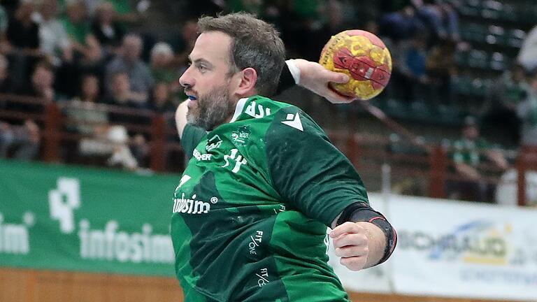 Genießt sein Comeback in der 2. Handball-Bundesliga: Simon Baumgarten, den die Rimparer Wölfe im Oktober&nbsp; nachverpflichtet haben.