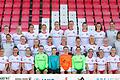 Die Fußballerinnen der Würzburger Kickers spielen in der Saison 2024/25 in der Bayernliga. Hintere Reihe (von links): Athletik-Trainerin Sofia Bender, Jule Dickmeis, Amelie Neumaier, Elena Roth, Annika Bröcker, Laura Gerst, Lisa Schindler, Anna Reinders, Allegra Dietz, Physiotherapeutin Anna Müller-Scholden. Mitte von links: Torhüterinnen-Trainer Michael Hoffmann, Co-Trainer und Teammanager Fabian Ritter, Lena Betz, Jule Mühl, Karolina Sajevic, Isabell Heinisch, Sarah Zottmann, Lena Wicker, Lisa Blum, Trainer Marius Wiederer. Vorne von links: Ela Schlicker, Julia Forster, Johanna Rüppel, Hannah Schumann, Amelia Lisiecka, Luisa Sterzenbach, Lara Wagner, Julia Asam, Marie Glos, Nina Schulz.